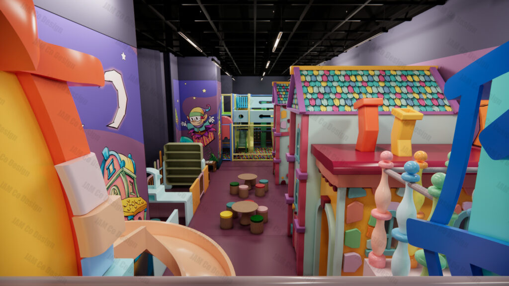 anilla play center layout with defined zones