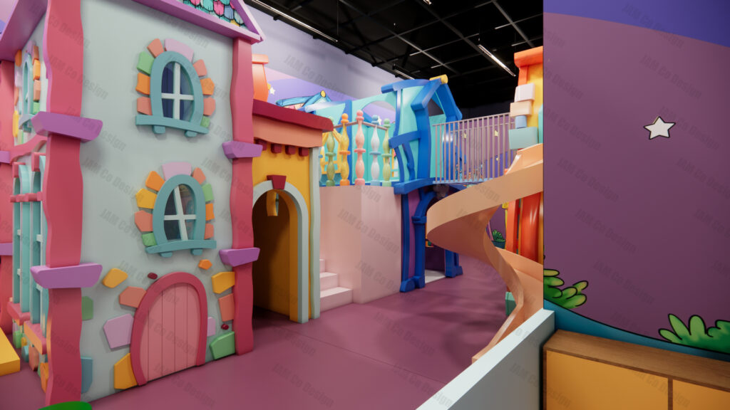 anilla play center layout with defined zones