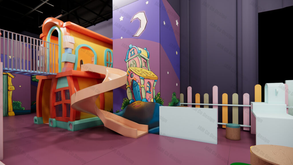 Kids play area design in Fanilla project